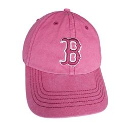 '47 Brand Boston Red Socks Hat 
Vintage Wash Red 
Low Profile Dad Hat