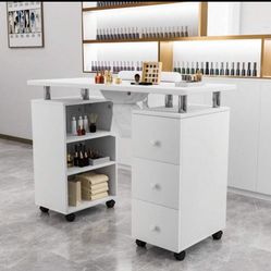 White Nail Table 