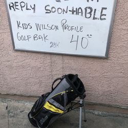 Kids golf bag bolsa de golf para niños 