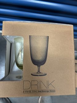 12 Brand New Iced Tea Glasses