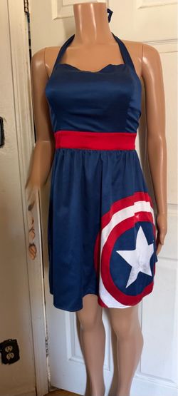 Captain America Halter Dress