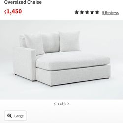 HUGE Oversized Chaise/Love seat