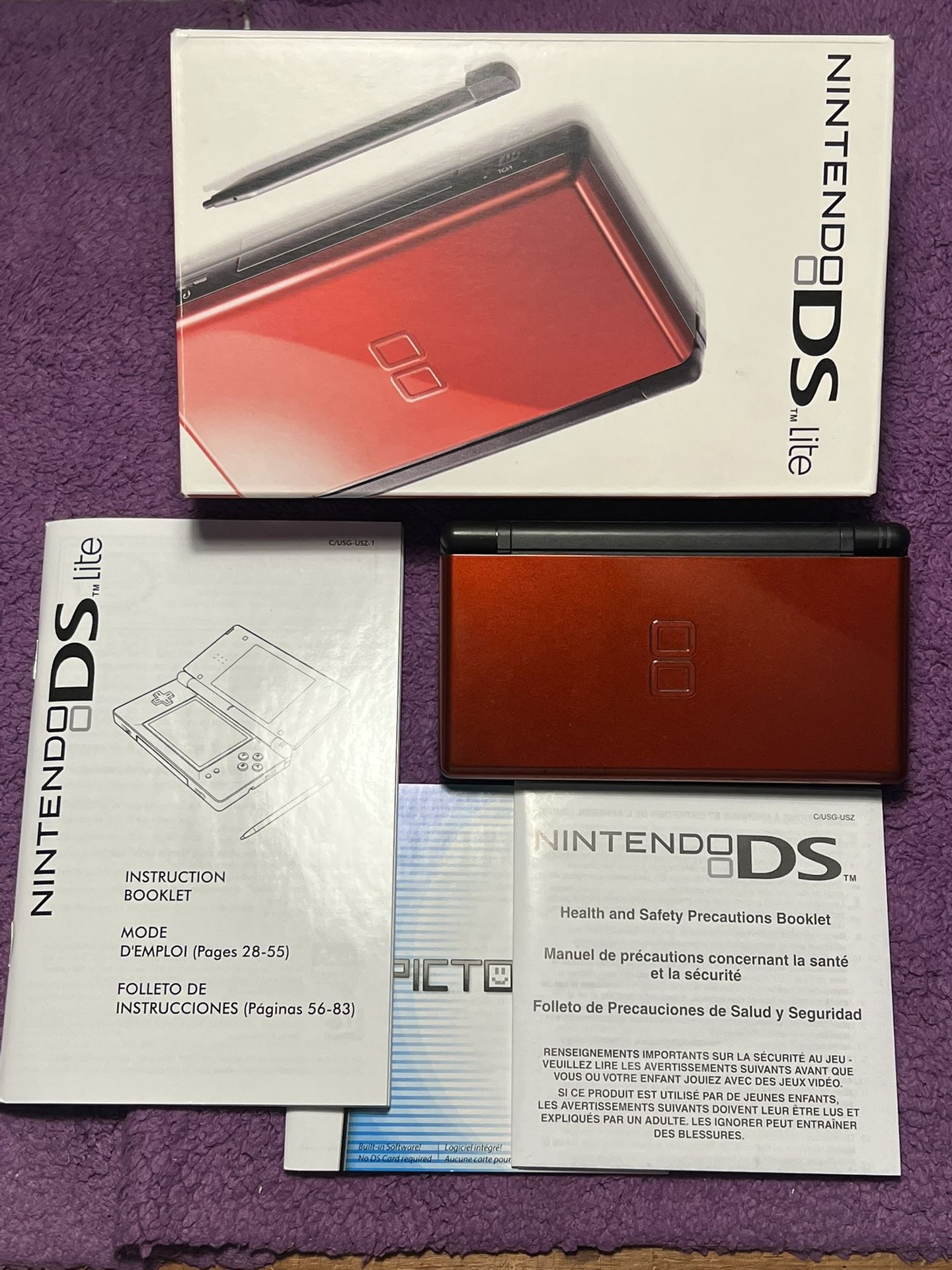 Nintendo DS Lite Black/Red Console