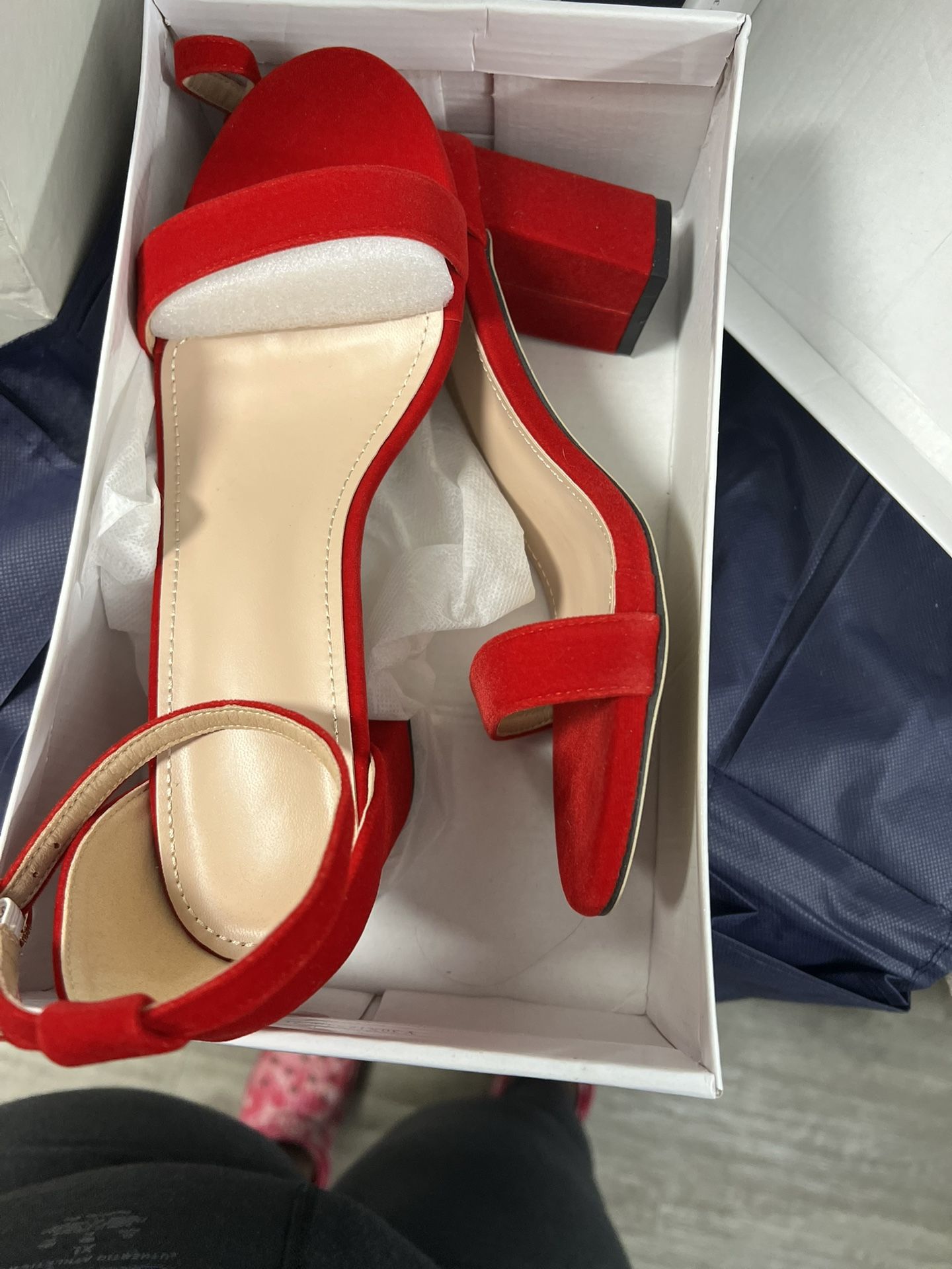 Heel Sandal Red