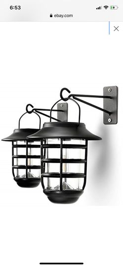 Solar Wall Mounted Light 2pc