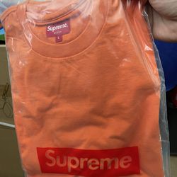 Authentic Supreme Tshirt Shirt Orange 