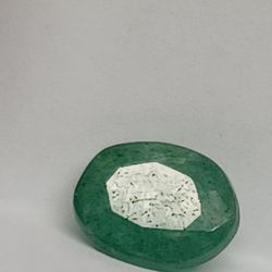 2.55ctw Emerald Oval Cut (Solid Green) Colombian Loose Gemstone 