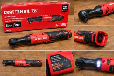CRAFTSMAN V20 20V Cordless 3/8” Ratchet Wrench CMCF930B Tool Only NEW