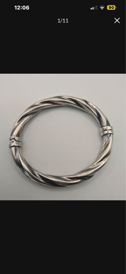 Silver bangle’s bracelet 925 Italy
