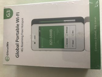 Glocalme global portable wi-fi 4g roaming hot spot. G3