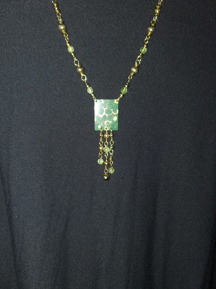 Handmade Gold Plated Necklace