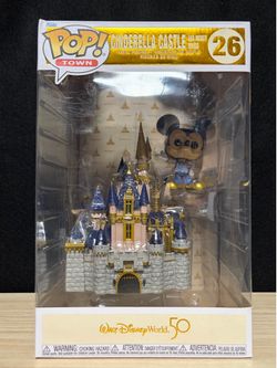 Funko Pop! Vinyl: 50th Anniversary Walt Disney World Cinderella Castle and Mickey Mouse #20