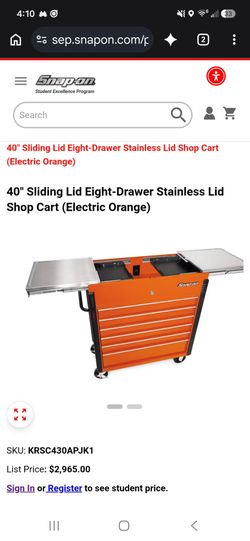 Snap-on 40" Eight-Drawer toolbox