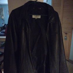 Men's Leather Jacket Large