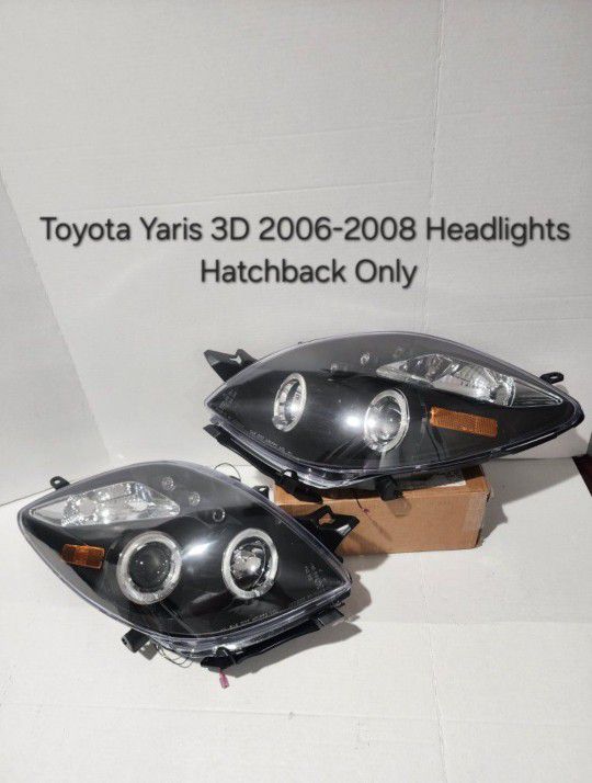 Toyota Yaris 2006-2008 Halo Projector Headlights 