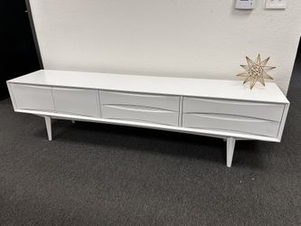 White TV Stand 