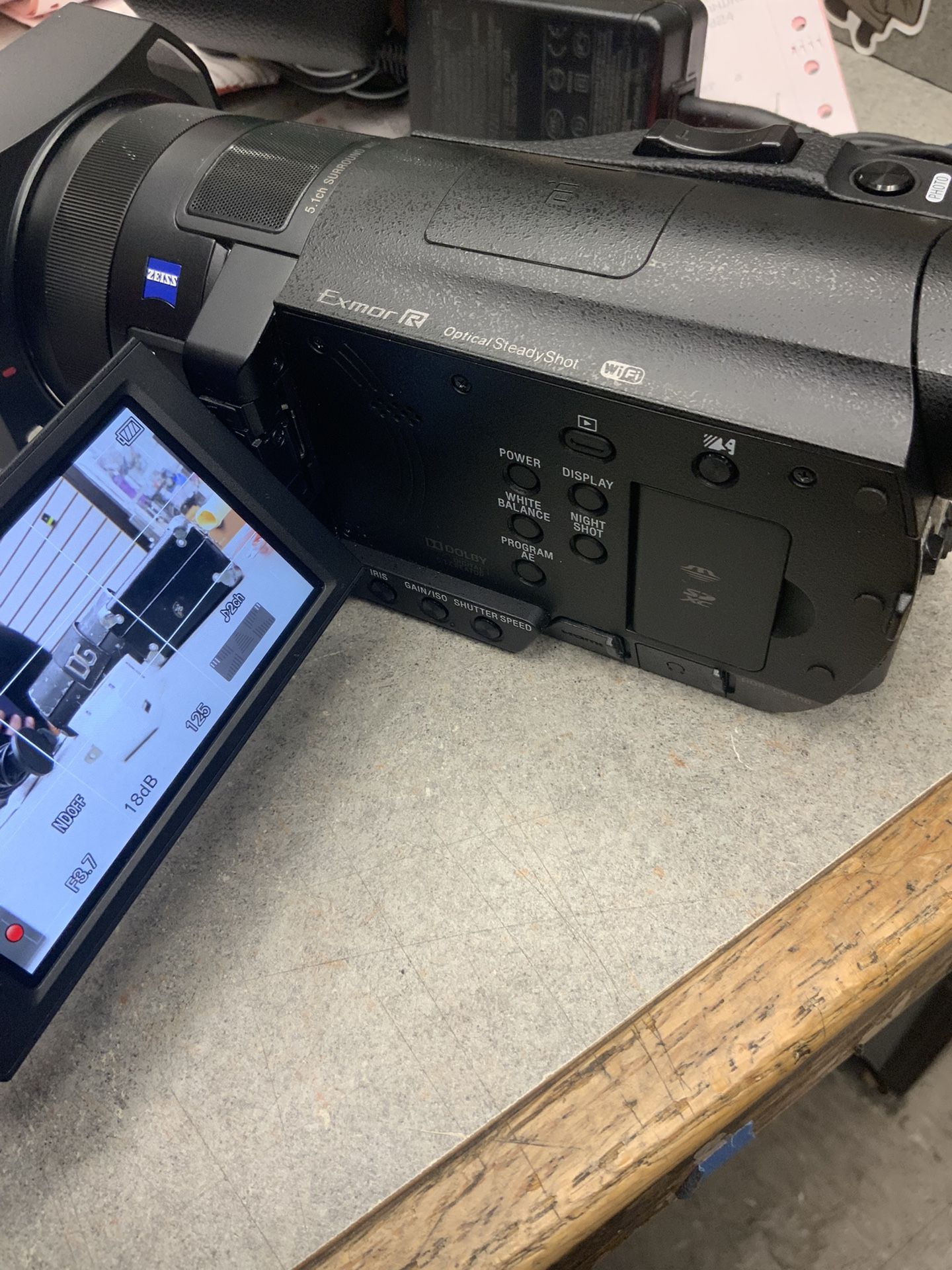 Sony HDR-CX900 HD Handheld Camcorder With Charger Camera