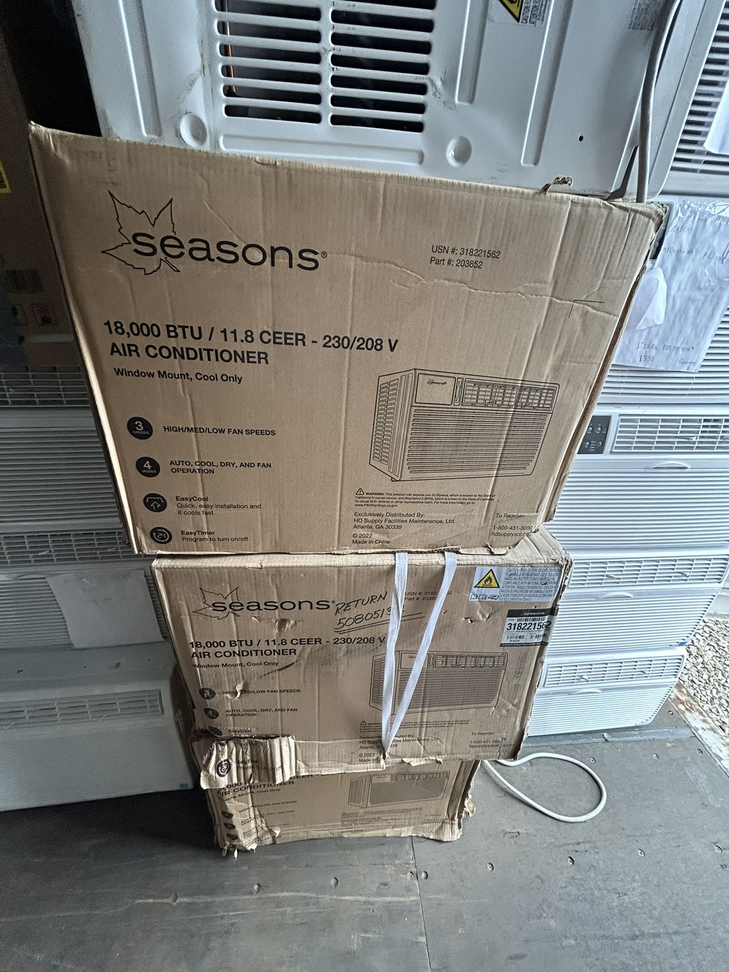 14,000 BTU Seasons Through-Wall A/C