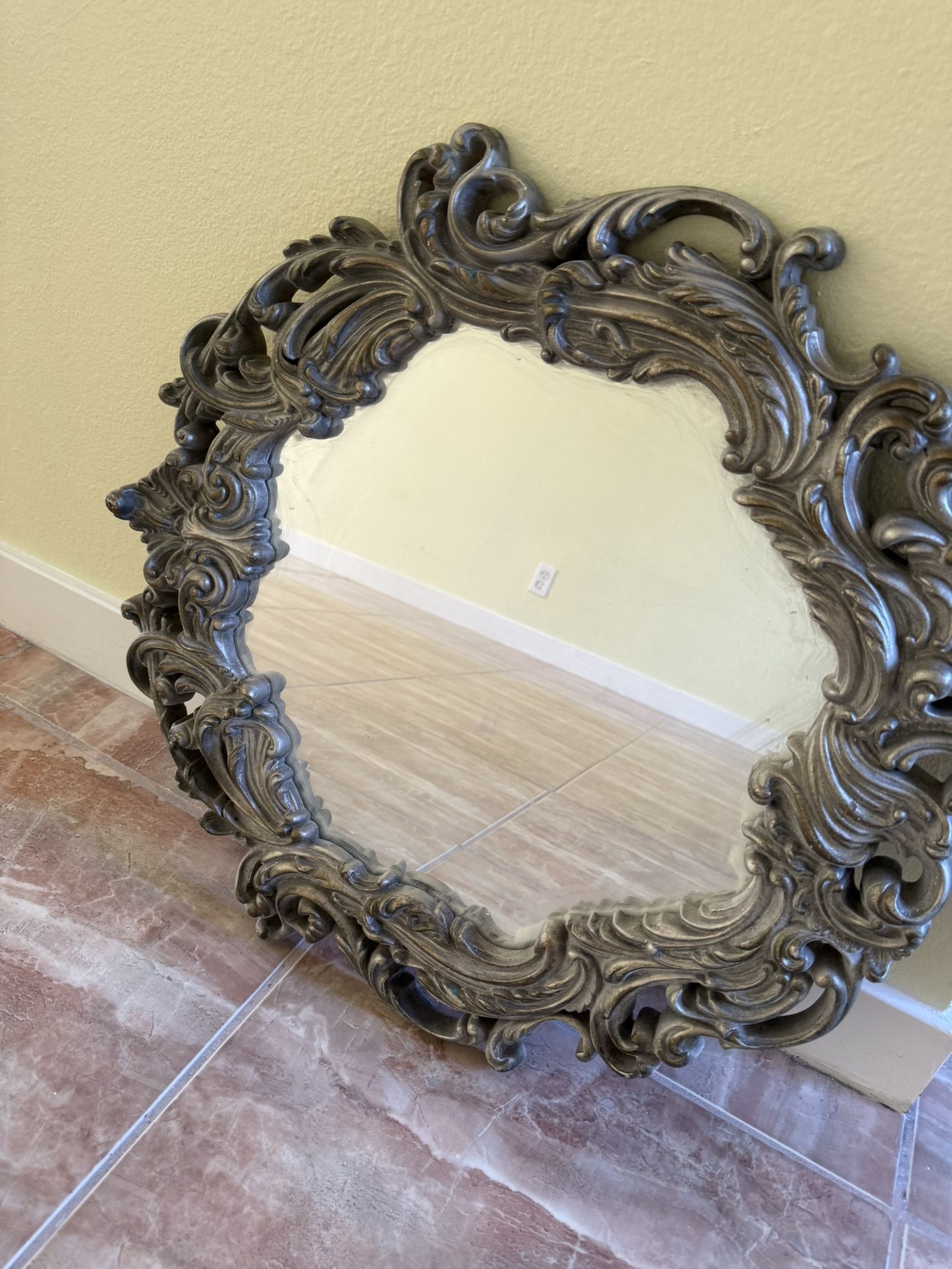 Silver Antique Mirror