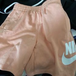 Nike Kids’ Shorts – Apricot Agate | Sizes 6 & 7 | Brand New with Tags