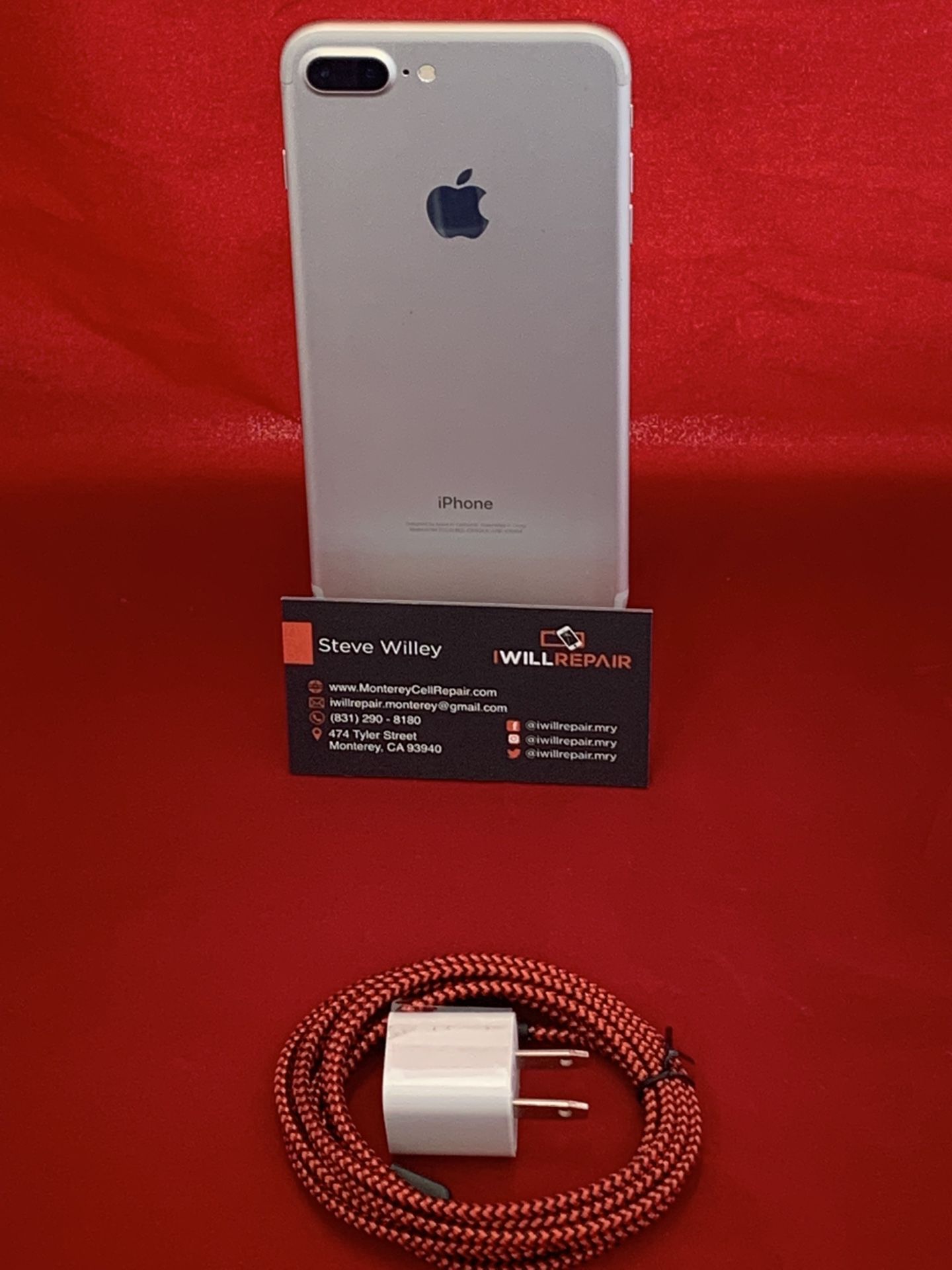 Apple iPhone 7+ Silver 256gb Unlocked $300