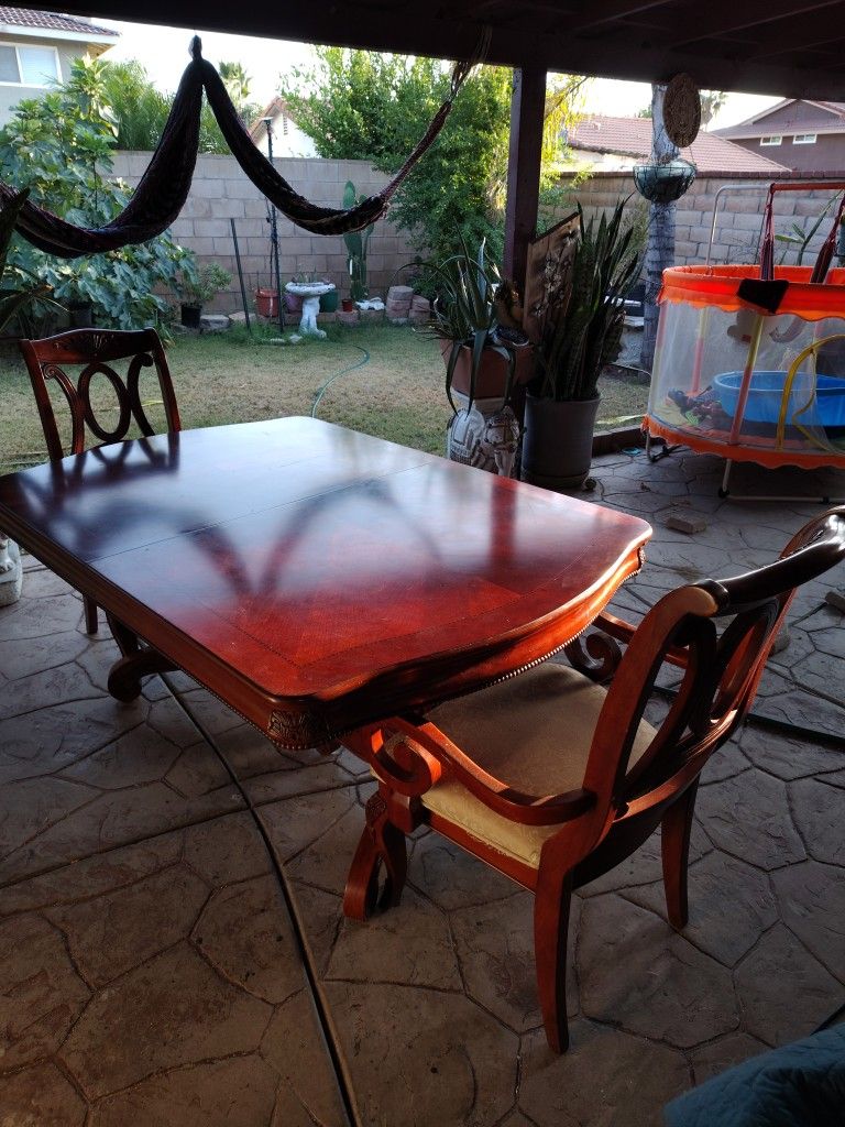 Dining Table And China Cabinet