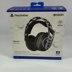 New RIG 600 Max HS Arctic Camo Wireless Gaming Headset For PlayStation 5 PS5