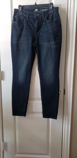 Lee Riders dark wash mid-rise skinny jeans