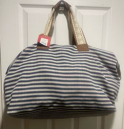 Large Stripped Tote bag