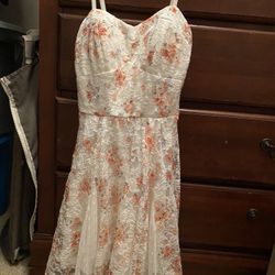 Lily Rose White Floral Dress