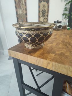 This Is A Wine  Or Liquor Bottle Bowl..