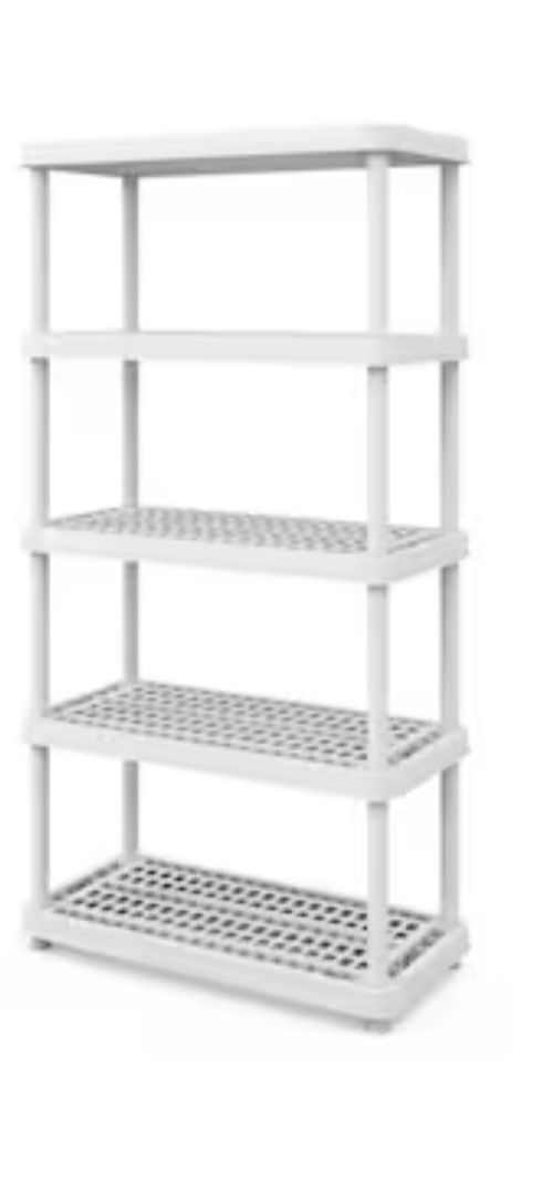 Keter 5-Tier HD Shelving unit With Cloth Cover