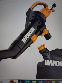Worx Electric Blower Mulcher And Vacuum 12amp