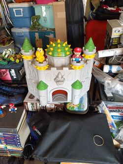For sale King Koopa Castle comes with two figures. Please see pictures for more details