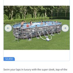 Huge Pool! 26’ x 12’ Oval NEW In Box