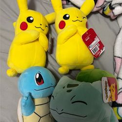 Pokémon plushies