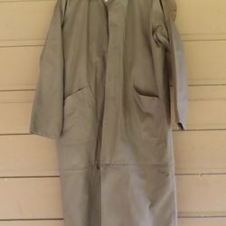 Vintage Marlboro Mens small Western Duster Trench Coat 90's Removable Lining NWT