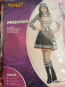 Spirit Prisoner Halloween Costume Child Medium