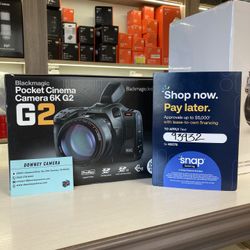Blackmagic Pocket Cinema Camera 6K G2 For Limited Time Only At Downey Camera 