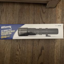 Ultimaxx HD 500MM F/8.0 Telephoto Lens