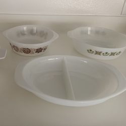 Vintage Glasbake/PYREX/Anchor Hocking Fire King Bowls/Dish ✨$15 EACH✨