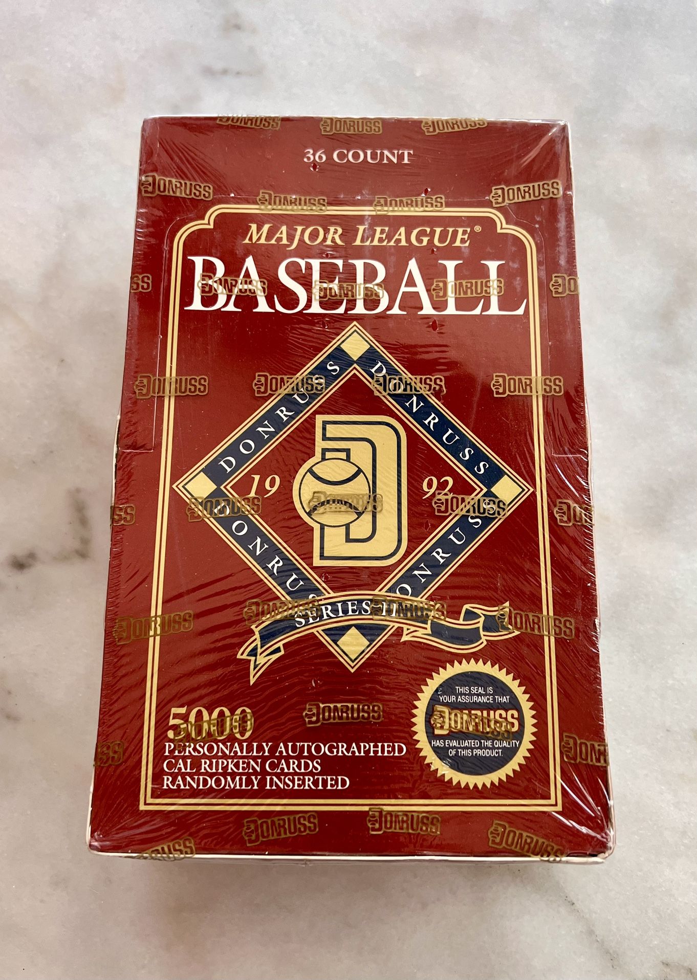 1992 Donruss Baseball Box - Sealed W/ Shrink Wrap 