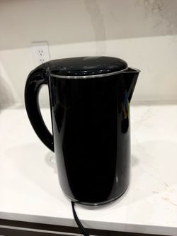 Black electric kettle