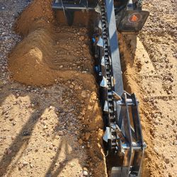 72" Trencher Skid Steer Attachment