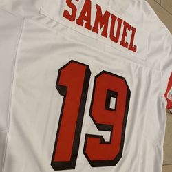 New San Francisco 49ers Deebo Samuel Jersey White XL