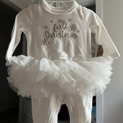 Baby Girl First Christmas NB 