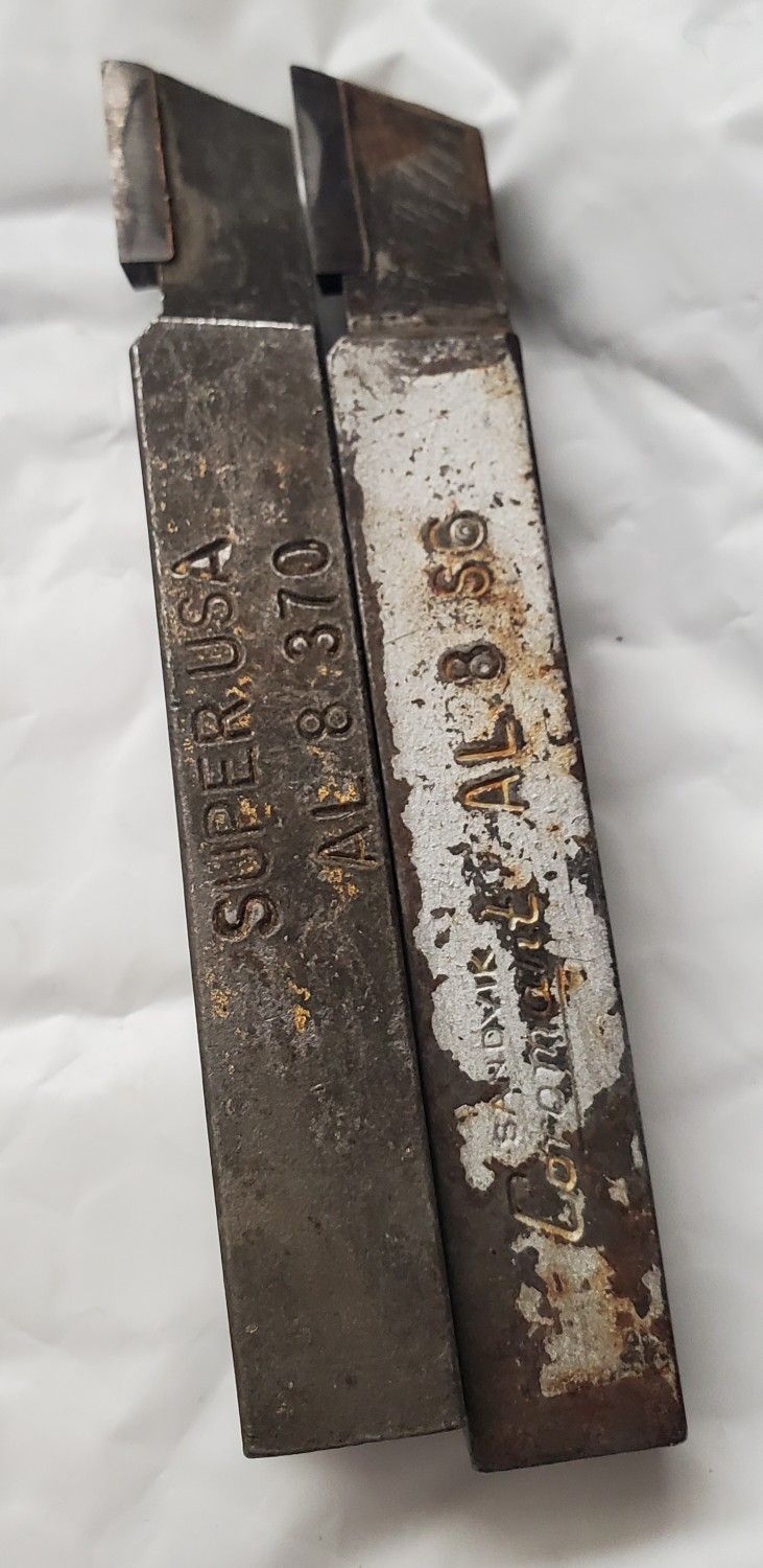 Vintage No. AL-8 Carbide-Tipped Lathe Tool Bits Coromat