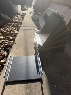 Metal Transit shelves