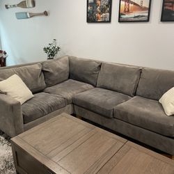 Grey L Shaped Couch