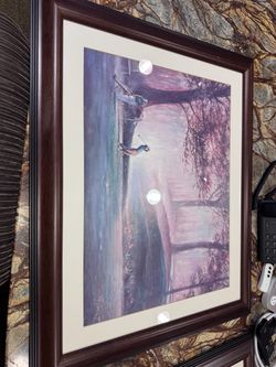 Vintage Robert Harnett Golf Art Prints - Framed 3-Piece Set ("Fall Classic", "Dawn Patrol", "Trap Shot")